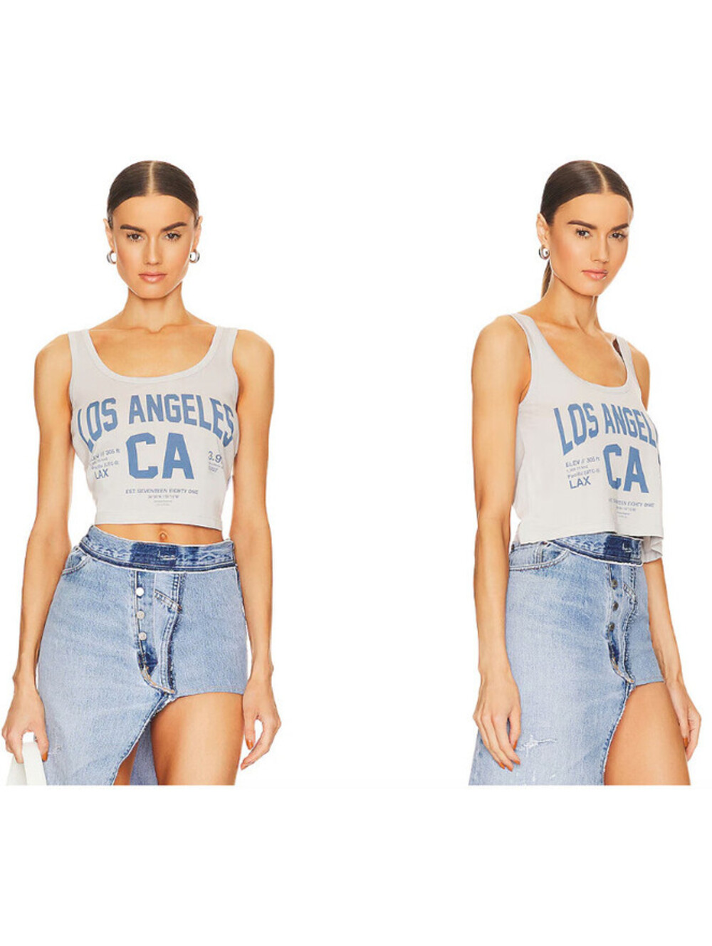 the Laundry Room Welcome To Los Angeles Boxy Tank   size M NWT